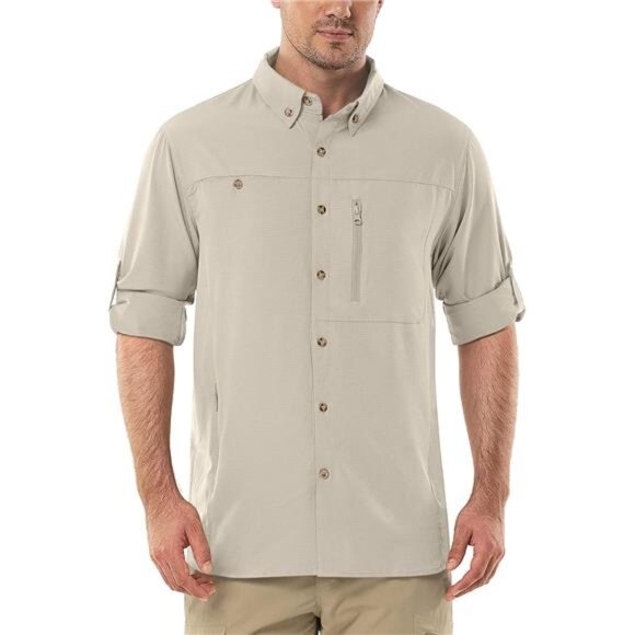 Other - Men's Long Sleeve Hiking Shirt UPF 50 UV Sun Protection Shirt Cooling Quick Dry